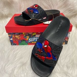 adidas Shoes Boys Size Adidas Spiderman Slides Poshmark